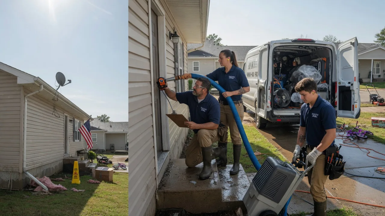 Ceiling Water Damage Restoration in Shively, KY near me